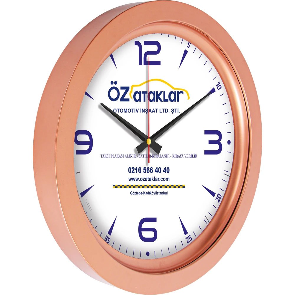Promosyon Logo baskılı duvar saati