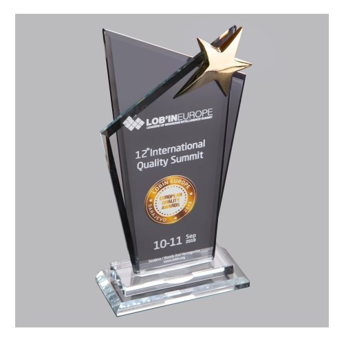 Plaket 14 Plaket kristal cam plaket