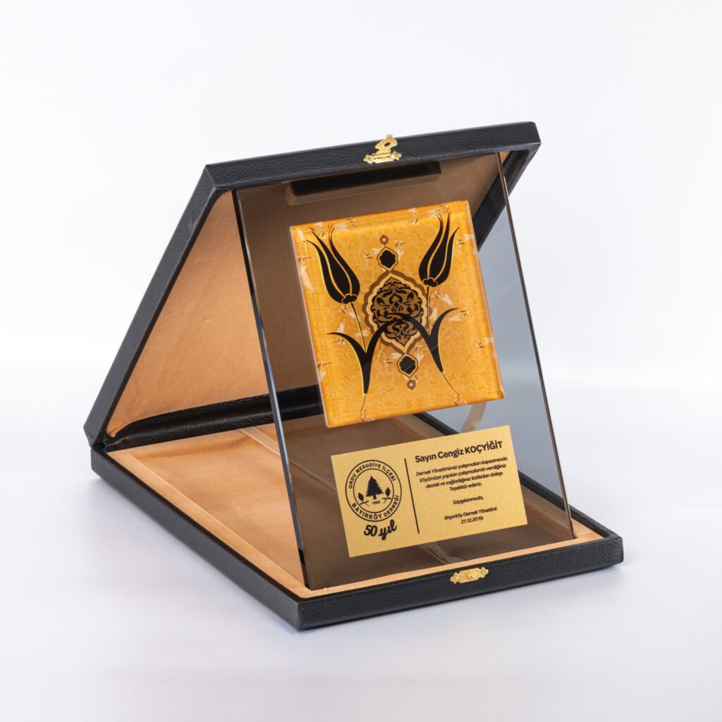 Plaket 17 Plaket çini motifli plaket