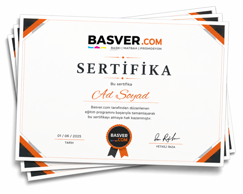 sertifika baskı