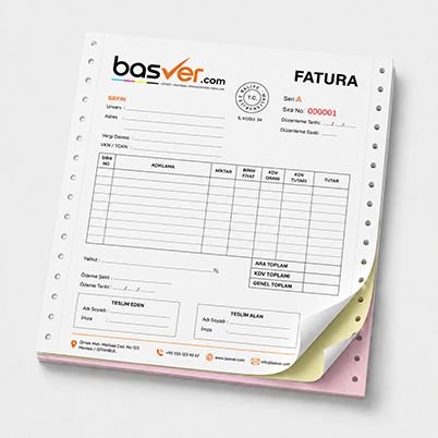 Form - Makbuz - Sipariş Fişi