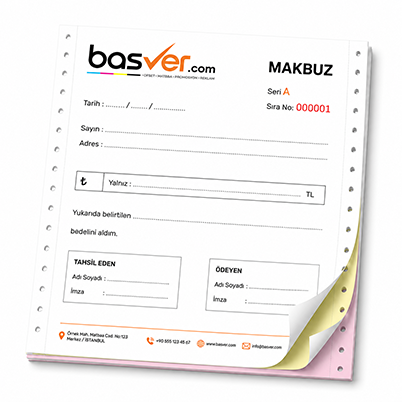 Form - Makbuz - Sipariş Fişi