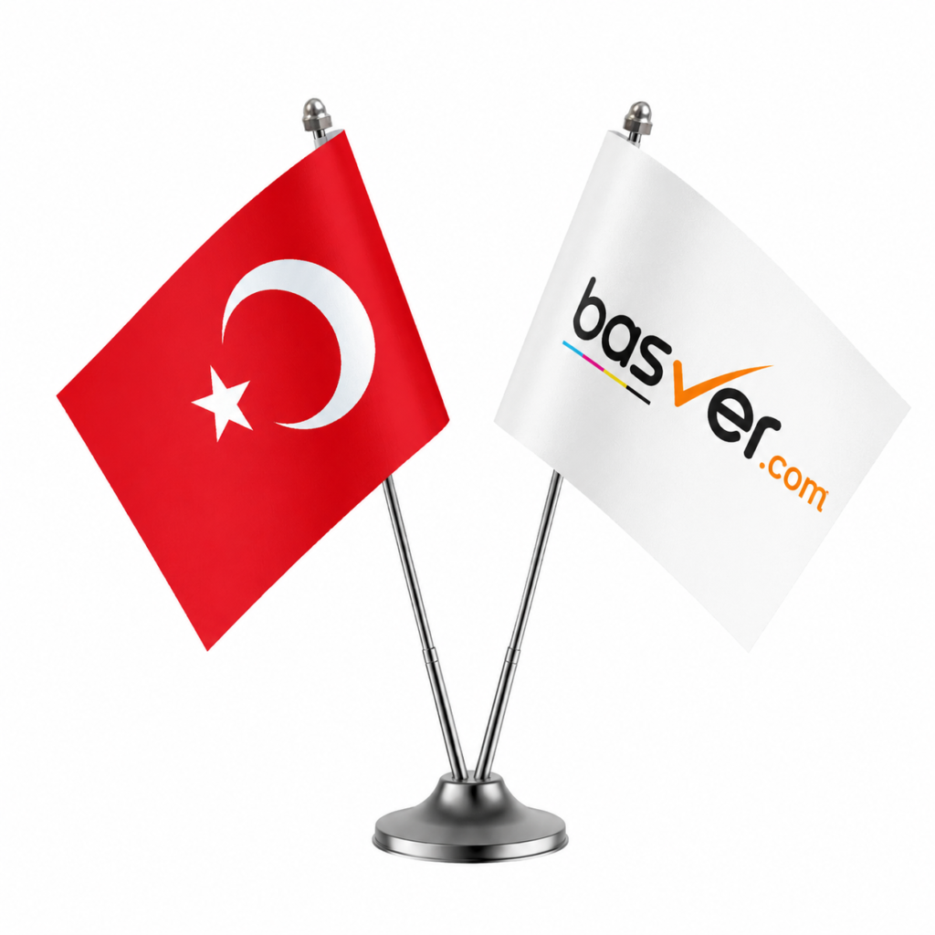2li Masa bayrağı baskı