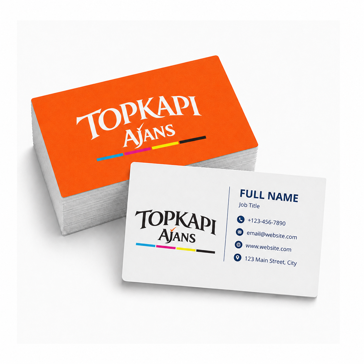 Acil kartvizit baskı, Aynı gün kartvizit - Topkapı Ajans