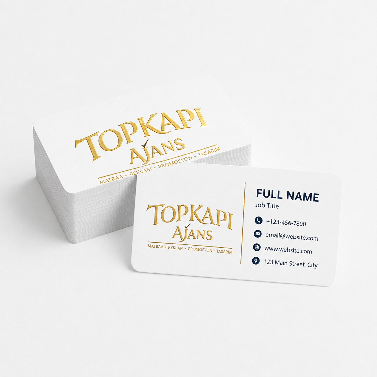 yaldızlı kartvizit fiyatı - Topkapı Ajans